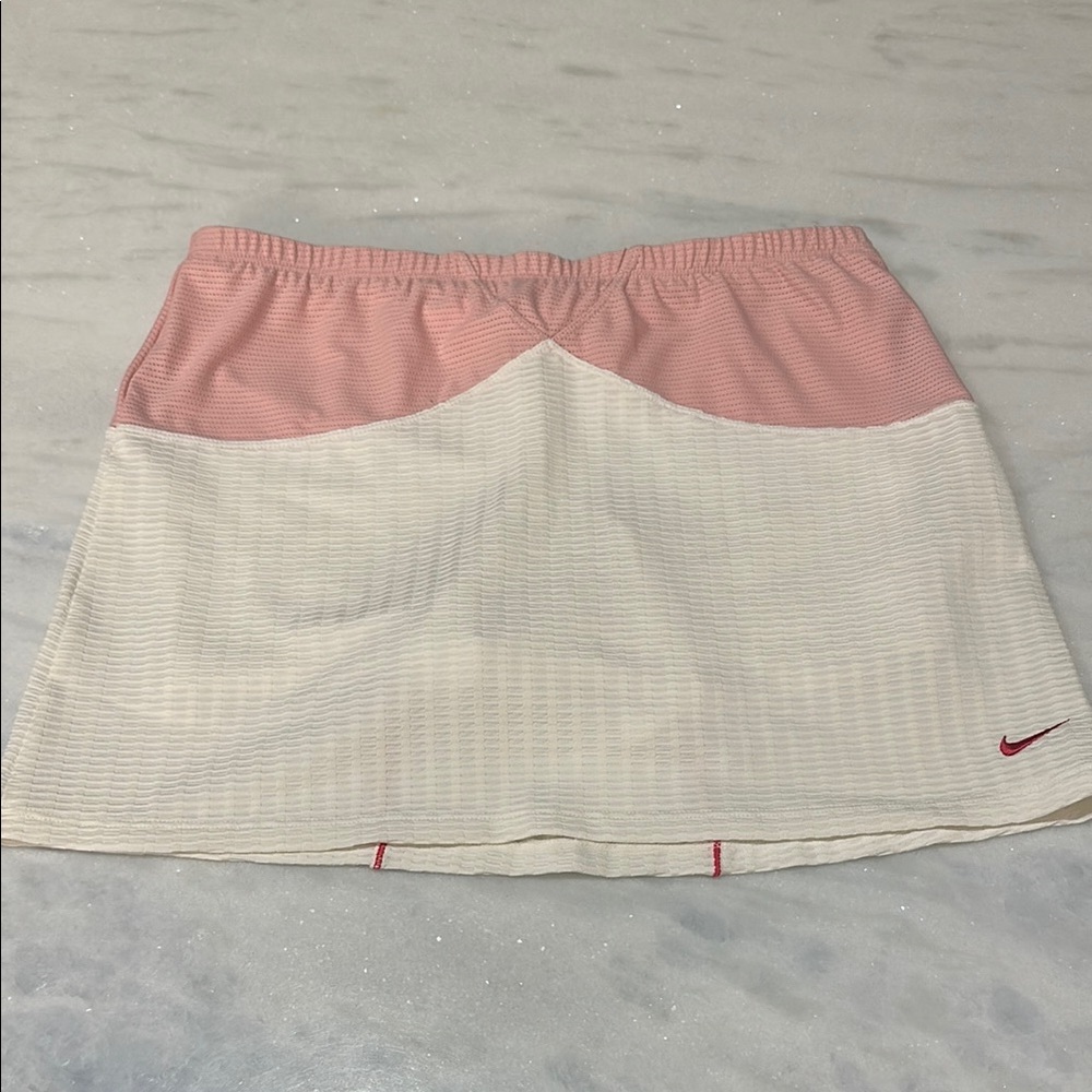 Nike Cream Mini Athletic Skirt